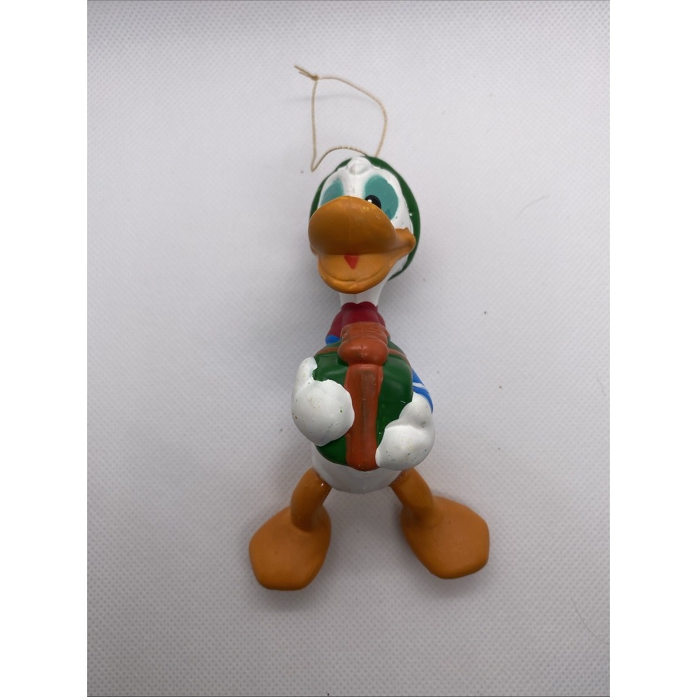 Vintage Walt Disney Donald Duck Christmas Ornament Kurt Adler 4" Plastic